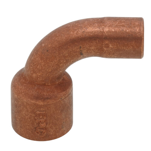 1/2" x 1/4" Copper 90° Elbow