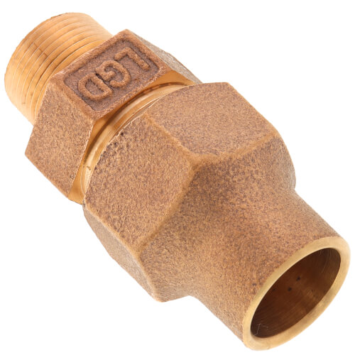 3/4" Flare x MNPT Coupling - T-4100NL (No Lead Bronze) 3 3/4" Flare x MNPT Coupling - T-4100NL (No Lead Bronze)