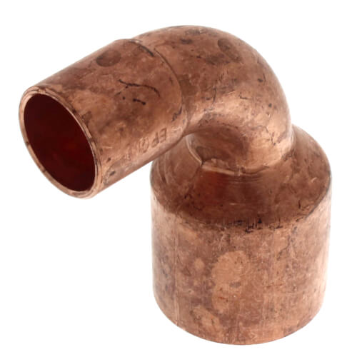 1" x 1/2" Copper 90° Elbow