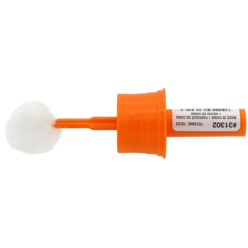 1" Adjustable Orange Plastic Dauber w/ 1-1/2" Ball