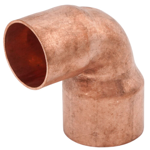 1-1/4" x 1" Copper 90° Elbow