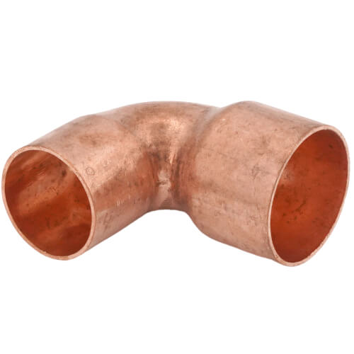 1-1/4" x 1" Copper 90° Elbow