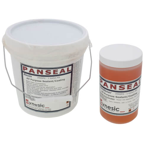 PANSEAL All Purpose Sealant, Coating & Long-Term Protection (1 Gallon Kit)