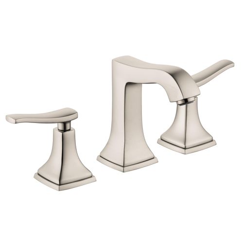 Metropol Classic Widespread Bathroom Faucet 110 with Lever Handles and Pop-Up Drain, 1.2 GPM (Brushed Nickel), 31330821