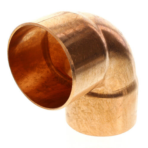 3-1/2" Copper 90° Elbow