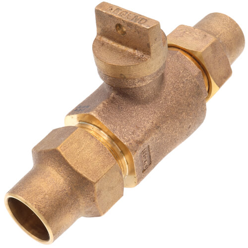 1" Flare x Flare Curb Stop - T-5200NL (No Lead Bronze)
