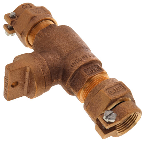 3/4" Pack Joint (CTS) x Pack Joint (CTS) Curb Stop - T-5300NL (No Lead Bronze)