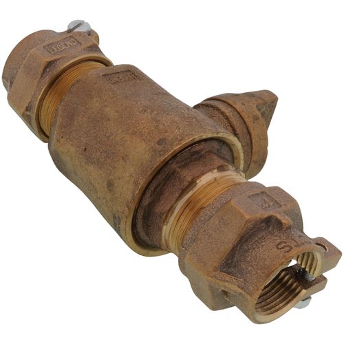 1" Pack Joint (CTS) x Pack Joint (CTS) Curb Stop - T-5300NL (No Lead Bronze)