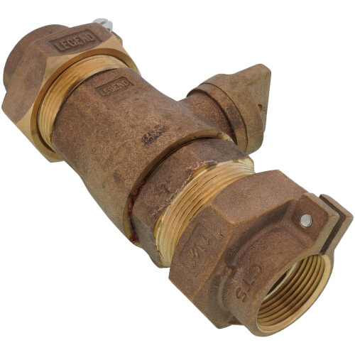 1-1/4" Pack Joint (CTS) x Pack Joint (CTS) Curb Stop - T-5300NL (No Lead Bronze)