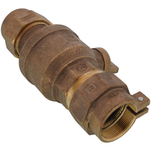 2" Pack Joint (CTS) x Pack Joint (CTS) Curb Stop - T-5300NL (No Lead Bronze)