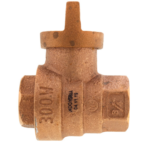 3/4" FNPT x FNPT Curb Stop - T-5500NL (No Lead Bronze)