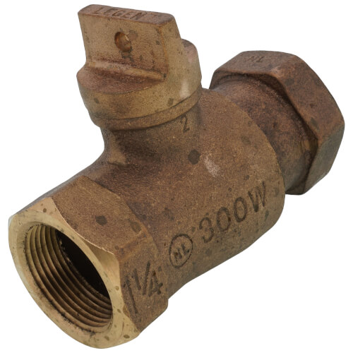 1-1/4" FNPT x FNPT Curb Stop T-5500NL (No Lead Bronze)