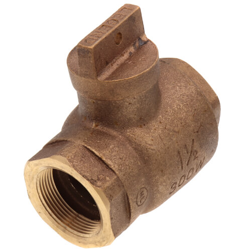 1-1/2" FNPT x FNPT Curb Stop - T-5500NL (No Lead Bronze)