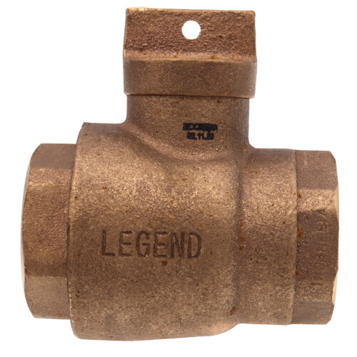 1-1/2" FNPT x FNPT Curb Stop - T-5500NL (No Lead Bronze)