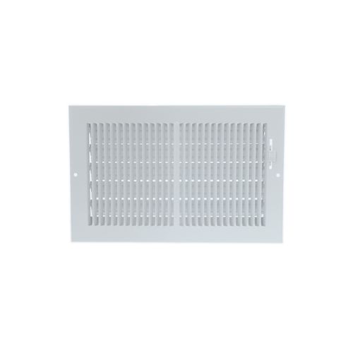 14" x 14" (Wall Opening Size) White Sidewall/Ceiling Register (661 Series)