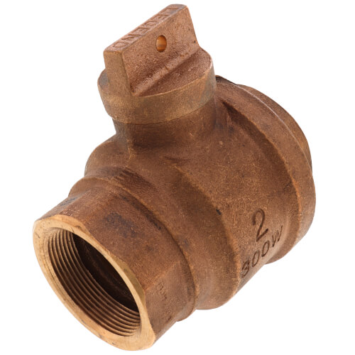 2" FNPT x FNPT Curb Stop - T-5500NL (No Lead Bronze)