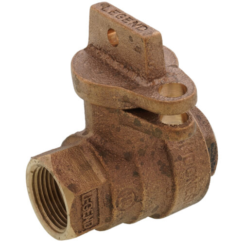 3/4" FNPT x FNPT Lock Wing Curb Stop Valve - T-5500LWNL (No Lead Bronze)