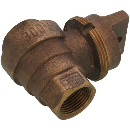 3/4" FNPT x FNPT Minneapolis Pattern Curb Stop - T5500MPNL (No Lead Bronze)