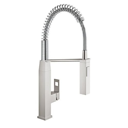 Eurocube Single-Handle Semi-Pro Dual Spray Kitchen Faucet 1.75 Gpm (Supersteel), 31401DC0