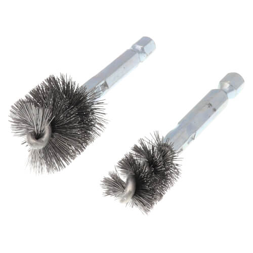 1/4" and 1/2" Copper Fitting Power Brush Pack