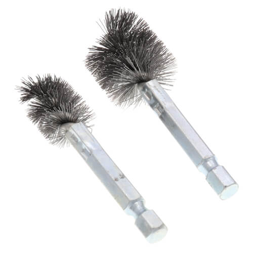1/4" and 1/2" Copper Fitting Power Brush Pack