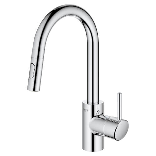 Concetto Single-Handle Pull Down Bar Faucet 1.75 GPM (StarLight Chrome)