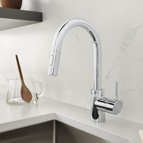Concetto Single-Handle Pull Down Bar Faucet 1.75 GPM (StarLight Chrome) 3 Concetto Single-Handle Pull Down Bar Faucet 1.75 GPM (StarLight Chrome)