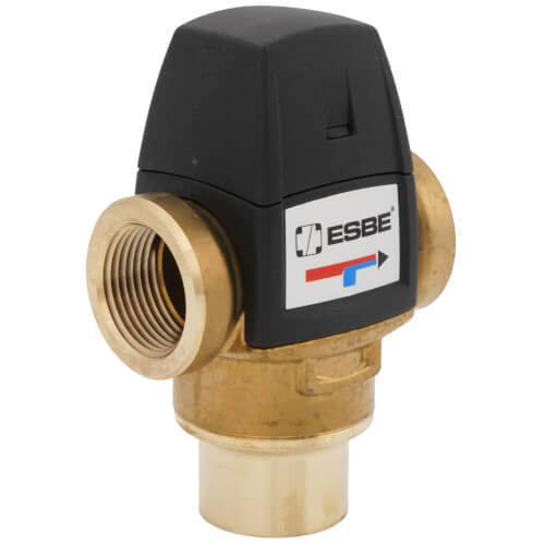 1" VTA Series 3-Way Thermostatic Mixing Valve, 95 to 140°F, Lead Free (Threaded) 2 1" VTA Series 3-Way Thermostatic Mixing Valve, 95 to 140°F, Lead Free (Threaded)