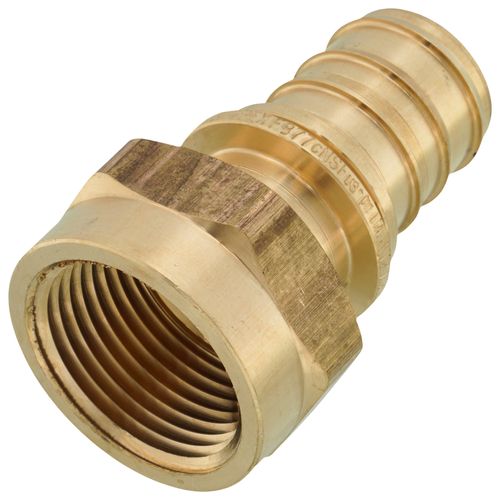 3/4" EVERLOC+ x 3/4" NPT Brass Female Adapter (Lead Free)
