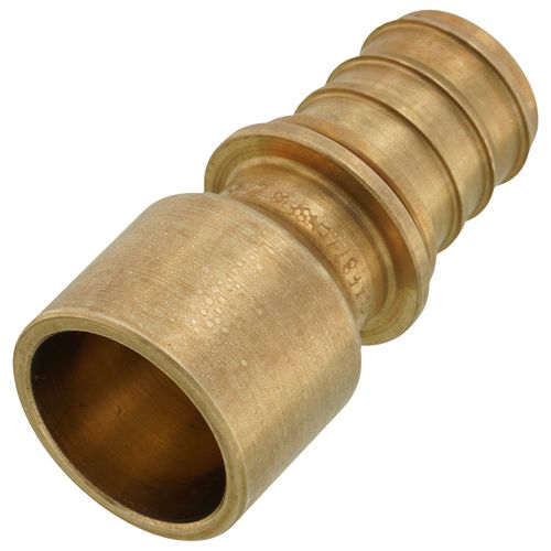 1/2" EVERLOC+ x 1/2" Female Sweat Copper Pipe Brass Adapter (Lead Free)