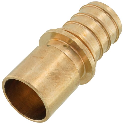 1" EVERLOC+ x 1" Male Sweat Copper Pipe Brass Adapter (Lead Free)
