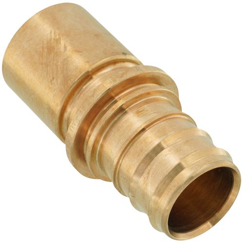 1" EVERLOC+ x 1" Male Sweat Copper Pipe Brass Adapter (Lead Free)