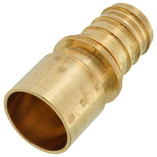 1" EVERLOC+ x 1" Female Sweat Copper Pipe Brass Adapter (Lead Free)