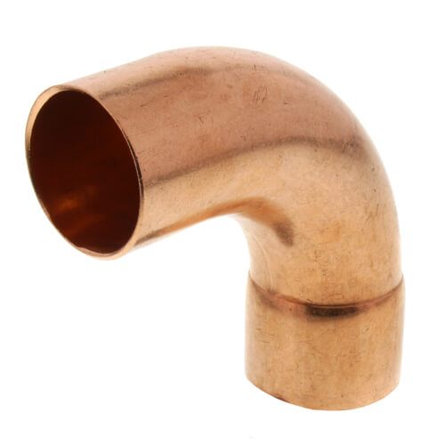 1-1/2" FTG x Copper 90° Long Turn Street Elbow
