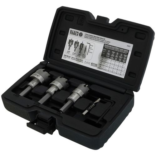 4-Piece Carbide Hole Cutter Kit 4 4-Piece Carbide Hole Cutter Kit
