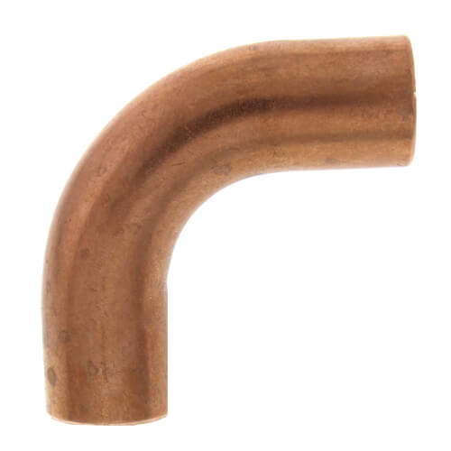 1/2" Copper 90Â° Long Turn Elbow (FTGxFTG)