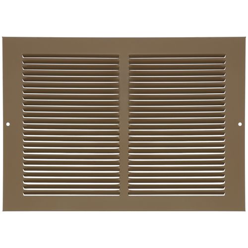 12" x 8" (Wall Opening Size) Golden Sand Baseboard Return Air Grille (657 Series)