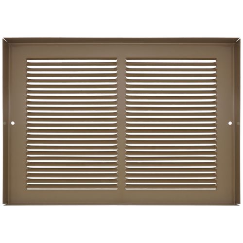 12" x 8" (Wall Opening Size) Golden Sand Baseboard Return Air Grille (657 Series)