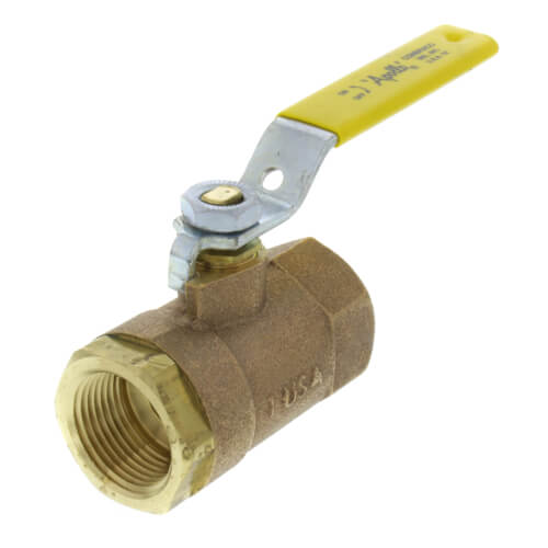 1" FNPT Regular Port Manual Bronze Ball Valve