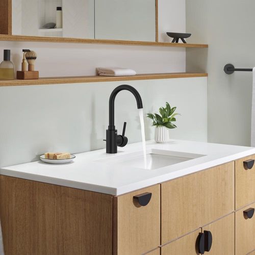 Concetto Single Hole Single-Handle L-Size Bathroom Faucet, 1.2 Gpm (Chrome), 321382431