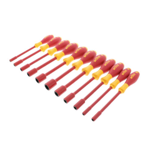 11 Piece Insulated SoftFinish Nut Driver Set - Inch