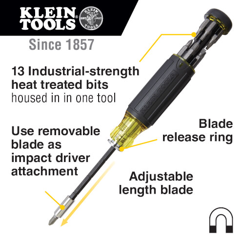 14-in-1 Multi-Bit Adjustable-Length Screwdriver 4 14-in-1 Multi-Bit Adjustable-Length Screwdriver