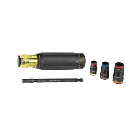 20-in-1 Impact Driver Set w/ Screwdriver Bits and Flip Sockets