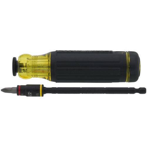 14-in-1 Adjustable-Length Impact Screwdriver with Flip Socket