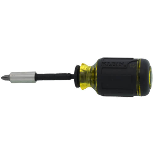 8-in-1 Multi-Bit Adjustable Length Stubby Screwdriver