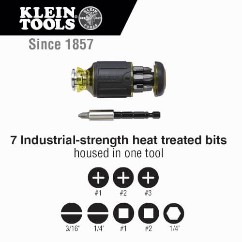 8-in-1 Multi-Bit Adjustable Length Stubby Screwdriver 3 8-in-1 Multi-Bit Adjustable Length Stubby Screwdriver