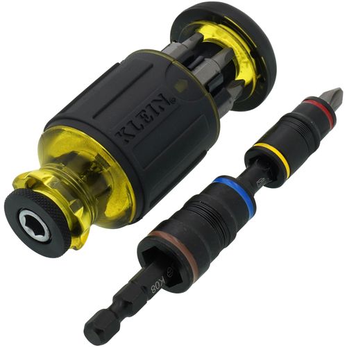 12-in-1 Impact Rated Stubby Driver Set with Flip Sockets