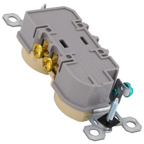 Duplex Receptacle - Ivory (15A, 125V)