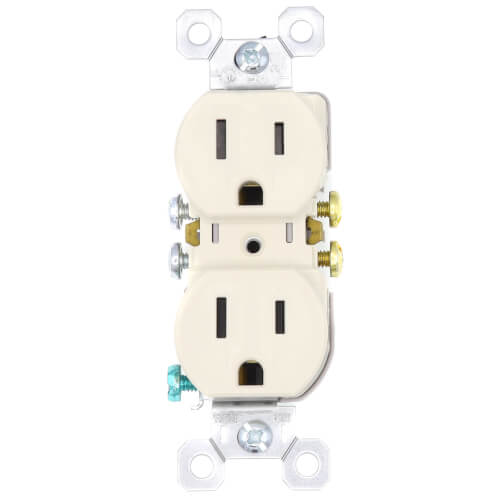 Tamper-Resistant Duplex Receptacle, NEMA 5-15R - Brown (15A, 125V)
