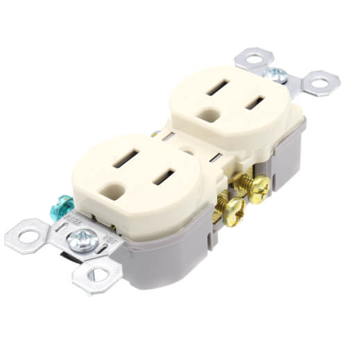 Tamper-Resistant Duplex Receptacle, NEMA 5-15R - Brown (15A, 125V)